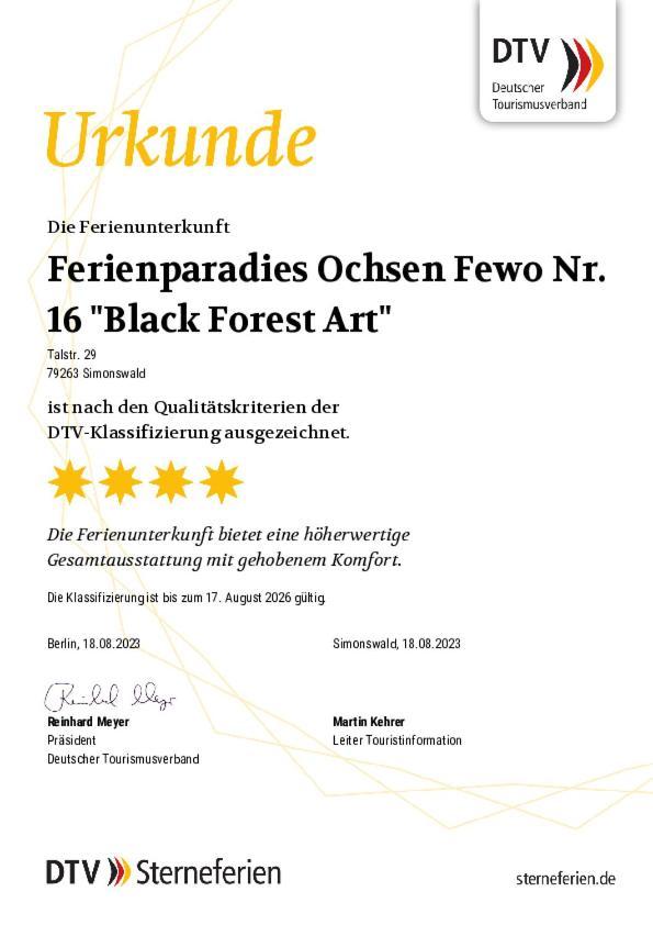Moderne 3 Zi.-Fewo Blackforest Art Naehe Freiburg Simonswald Extérieur photo
